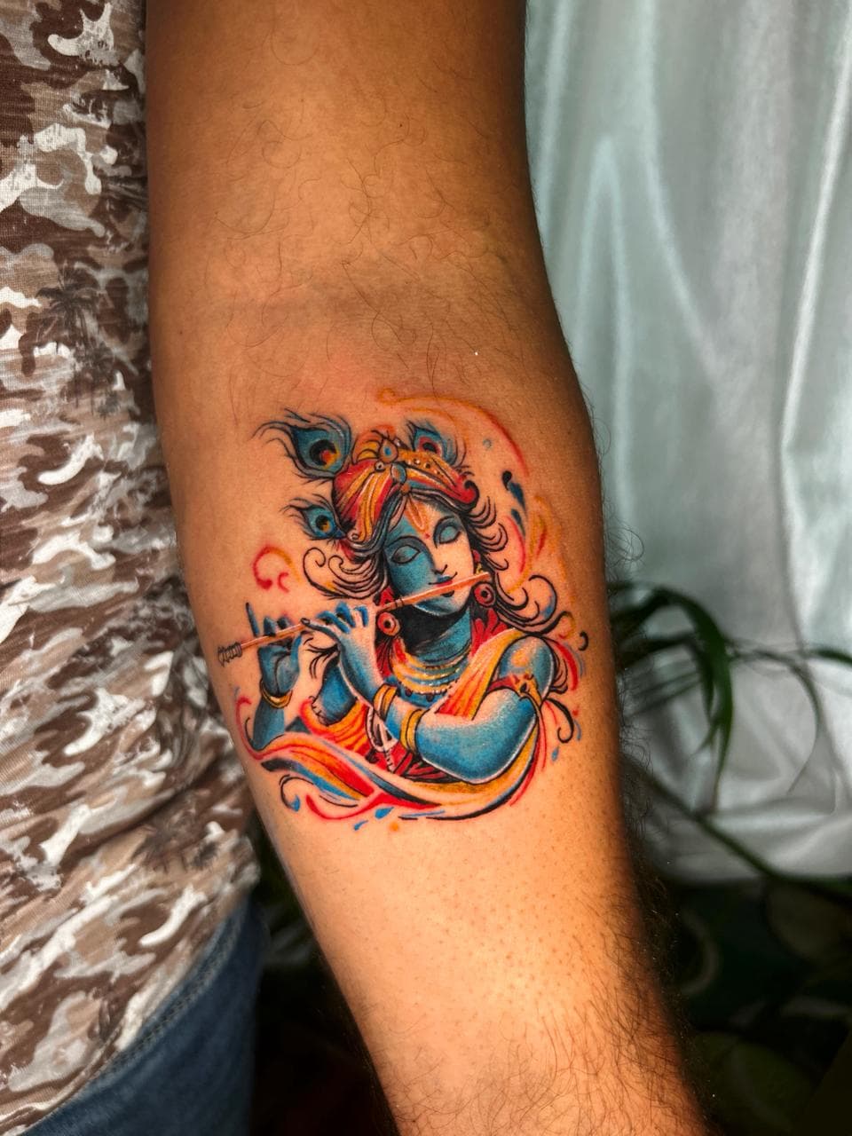 Tattoo artist working in Ink City Studio Ujjain