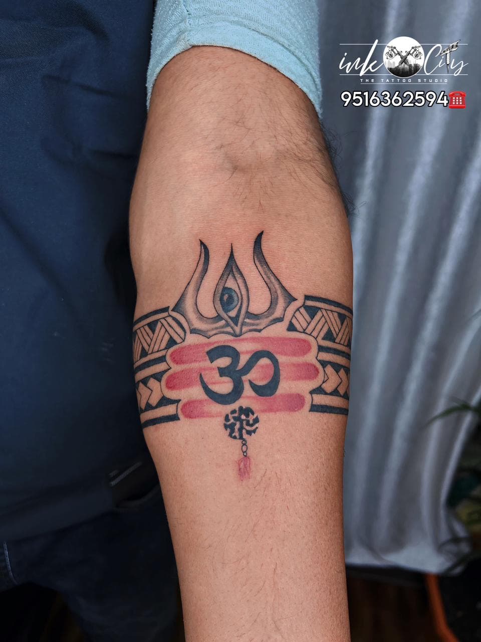Tattoo artist working in Ink City Studio Ujjain